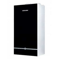 Котел газовый MIZUDO Maestro Gem M24Т настенный, 2 конт., OPT, стеклянная сенсорная панель, черная