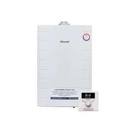 Котел газовый KITURAMI World Alpha-35 настенный, 2 конт., закр.кам.сгор. с выносным п/у