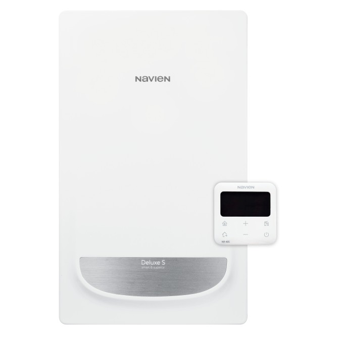 Котел газовый Navien Deluxe S Coaxial - 40K NEW настенный, 2 конт., закр.кам.сгор.