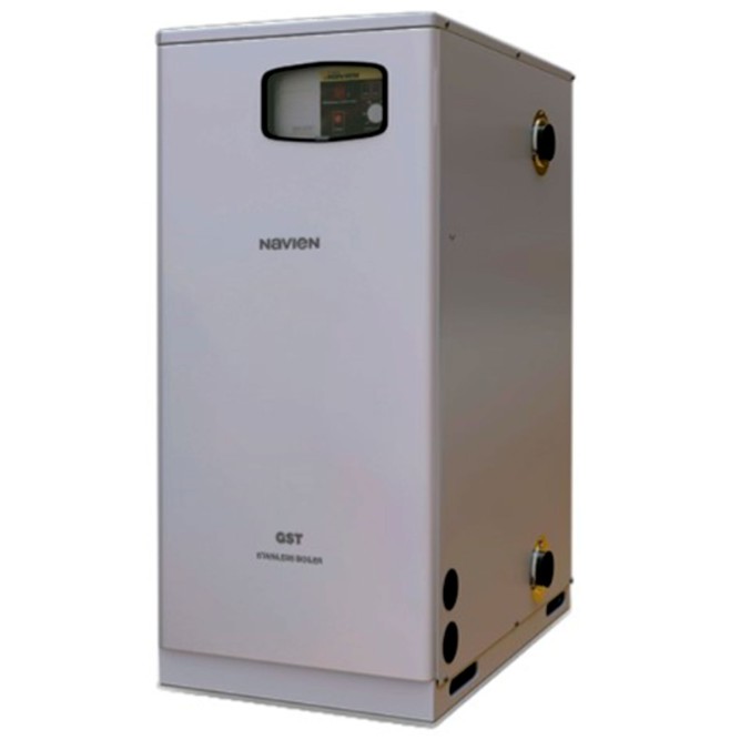 Котел газовый Navien GST - 35KN напольный, 2 конт., закр.кам.сгор. т/о - нерж.