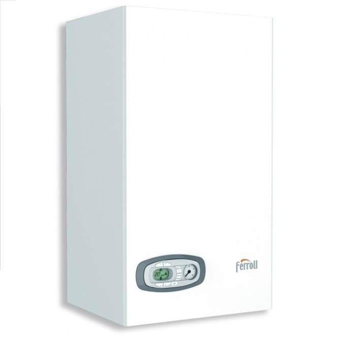 Котел газовый Ferroli Vitatech D F24 настенный, 2 конт., закр. кам. сгор.